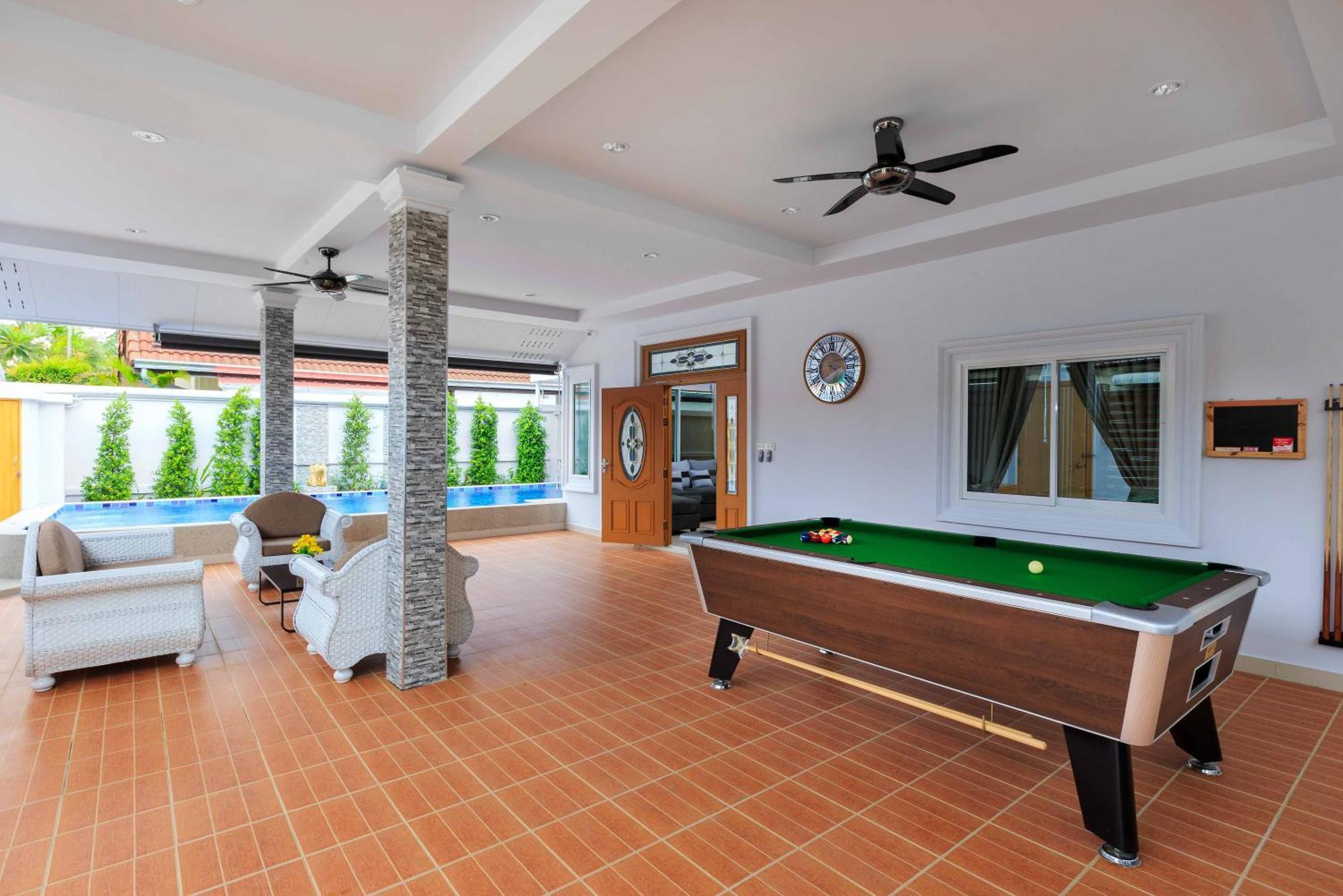 Pattaya Private Villa - Pool,Sauna,Snooker,Bbq Exterior foto